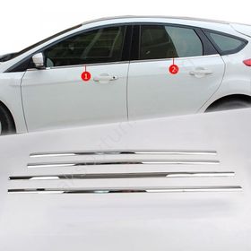 Ford Focus 2 2005-2011 Krom Cam Çıtası