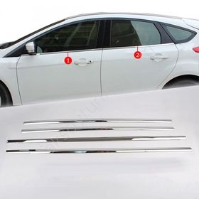 Ford Focus 2 2005-2011 Krom Cam Çıtası