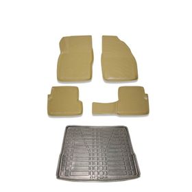 Ford Focus 2 Hb İnce Stepne 2005-2011 Bej Paspas ve Bagaj Havuzu