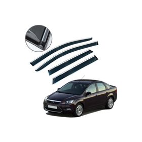 Ford Focus 2 HB Sedan 2005-2011 Krom Çıtalı Cam Rüzgarlığı