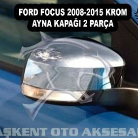 Ford Focus 2008-2011 Krom 2 Parça Ayna Kapağı