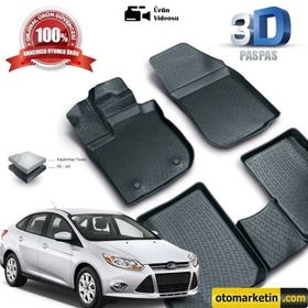 Ford Focus 2010-2015 3D Havuzlu Paspas