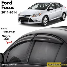 Ford Focus 2011-2014 3 Sedan Mugen Cam Rüzgarlığı