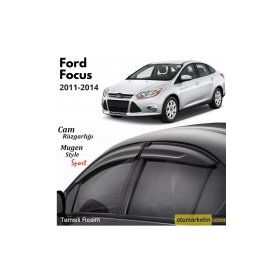 Ford Focus 2011-2014 3 Sedan Mugen Cam Rüzgarlığı