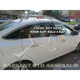 Ford Focus 2011 2018 Paslanmaz Çelik 4 Kapı Krom Kapı Kolu
