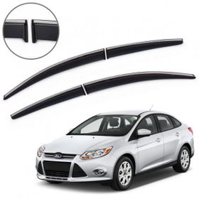 Ford Focus 3 2012-2018 Krom Çıtalı Cam Rüzgarlığı