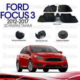 Ford Focus 3 3D Havuzlu Paspas