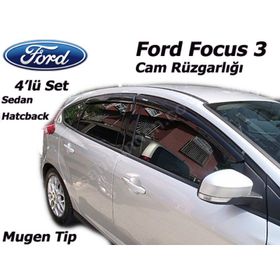 Ford Focus 3 4lü Set Mügen Cam Rüzgarlığı