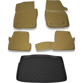 Ford Focus 3 Hb İnce Stepne 2011-2014 Bej Paspas ve Bagaj Havuzu