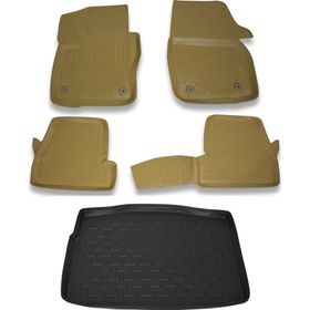 Ford Focus 3 Hb İnce Stepne 2011-2014 Bej Paspas ve Bagaj Havuzu
