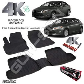 Ford Focus 3 HB SD 2011 Sonrası 4D Havuzlu Paspas