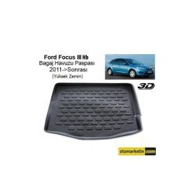 Ford Focus 3 Hb Yüksek Zemin 2011 Sonrası Bagaj Havuzu