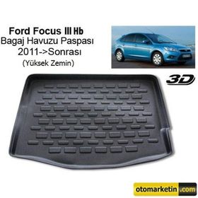 Ford Focus 3 Hb Yüksek Zemin 2011 Sonrası Bagaj Havuzu