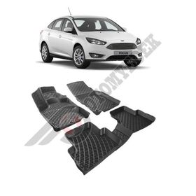Ford Focus 4 2015-2018 3D Havuzlu Paspas