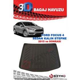 Ford Focus 4 Sedan 2015 Sonrası 3d Bagaj Havuzu