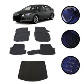 Ford Focus 4 Sedan İnce Stepneli Araçlar İçin 2015 2019 Bagaj Havuzu