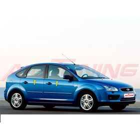 Ford Focus HB 2005-2011 Paslanmaz Çelik 4 Parça Krom Cam Çıtası