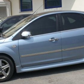 Ford Focus HB 2008-2011 Paslanmaz Çelik 4 Parça Krom Cam Çıtası