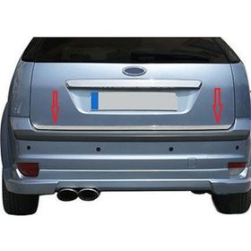 Ford Focus Hb Formlu 2005-2008 Krom Bagaj Alt Çıtası