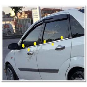 Ford Focus Sedan 2005-2011 Paslanmaz Çelik 4 Parça Krom Cam Çıtası