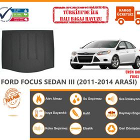 Ford Focus Sedan III 2011-2014 Halı Bagaj Havuzu