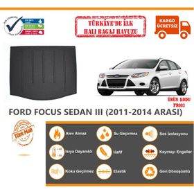 Ford Focus Sedan III 2011-2014 Halı Bagaj Havuzu