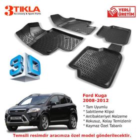 Ford Kuga 2008-2012 3D Havuzlu Paspas