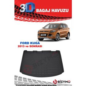 Ford Kuga Suv 2013 Sonrası 3d Bagaj Havuzu