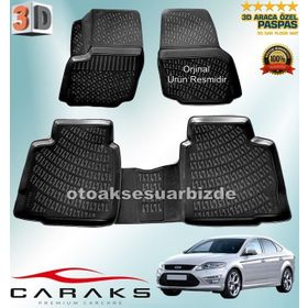 Ford Mondeo 2007-2014 Siyah 3D Havuzlu Paspas