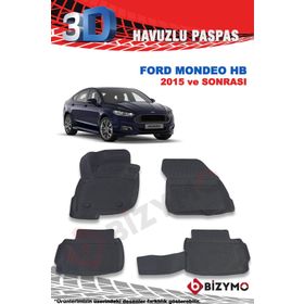 Ford Mondeo Hb 2015+ Premium 3D Havuzlu Oto Paspas Bizymo