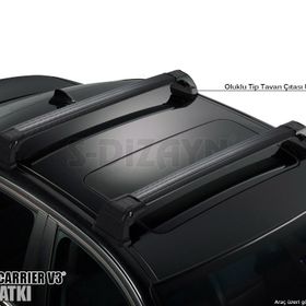 Ford Tourneo Custom 2013 Üzeri Siyah Wingcarrier Ara Atkı