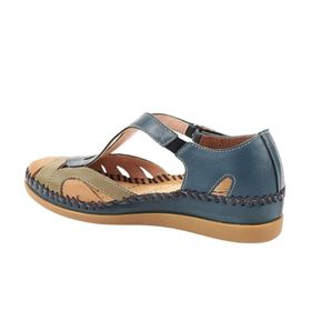 Forelli 22521 Sally-G Blue Jean Comfort Deri Kadın Sandalet