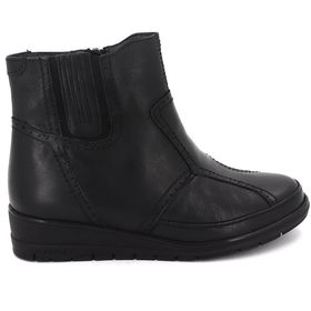 Forelli 25157 Siyah Comfort Fermuarlı Kadın Bot