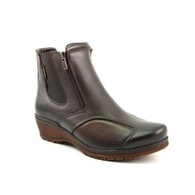 Forelli 25652 Kahve Deri Halluks Comfort Kadın Bot