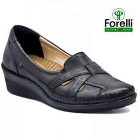 Forelli 26223H Comfort Siyah Kadın Günlük Ayakkabı