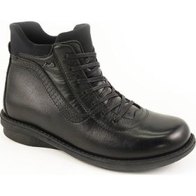 Forelli 28553-G Kadın Siyah Deri Comfort Bot