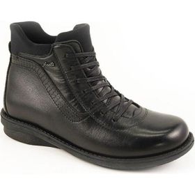 Forelli 28553-G Kadın Siyah Deri Comfort Bot