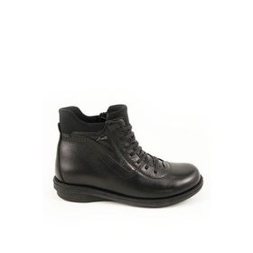 Forelli 28553 Siyah Deri Comfort Kadın Bot