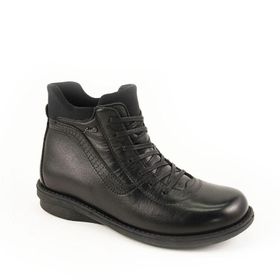 Forelli 28553 Siyah Deri Comfort Kadın Bot