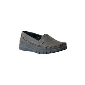Forelli 29413 Eterna-G Gri Comfort Kadın Deri Ayakkabı
