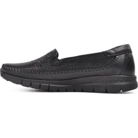 Forelli 29413 Eterna-G Siyah Comfort Deri Kadın Ayakkabı