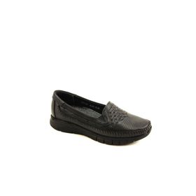 Forelli 29413 Eterna-G Siyah Comfort Deri Kadın Ayakkabı