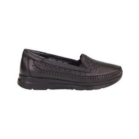 Forelli 29413 Eterna-G Siyah Comfort Deri Kadın Ayakkabı