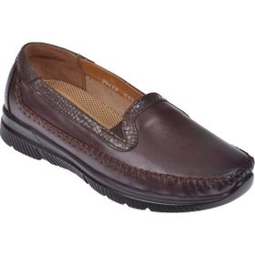 Forelli 29423 Hakiki Deri Kahve Kadın Comfort Ayakkabı