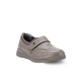 Forelli 29445-G Iris Stone Grey Comfort Deri Kadın Ayakkabı