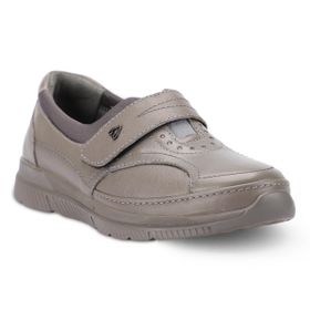 Forelli 29445-G Iris Stone Grey Comfort Deri Kadın Ayakkabı