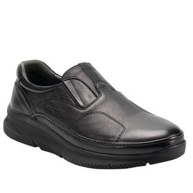 Forelli 46109-G For Halluks Siyah Deri Erkek Günlük Ayakkabı