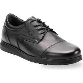 Forelli 46804-G Dani Comfort Siyah Deri Erkek Günlük Ayakkabı