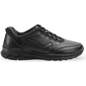 Forelli 47906 Nerton-H Hakiki Deri Ultra Comfort Casual Siyah Erkek Günlük Ayakkabı