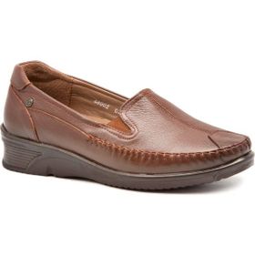 Forelli 48002-G Amelia Taba Deri Comfort Kadın Günlük Ayakkabı